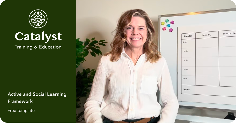 Two adults walking in a garden