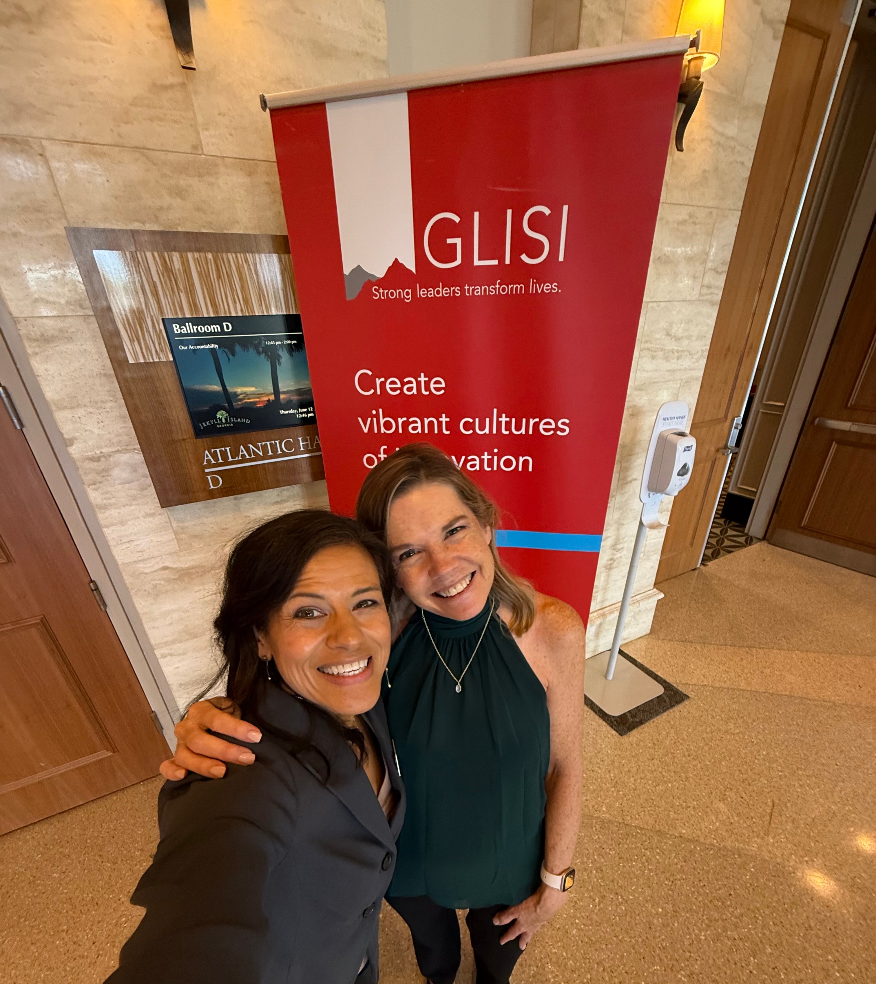 Posed photo at GLISI conference